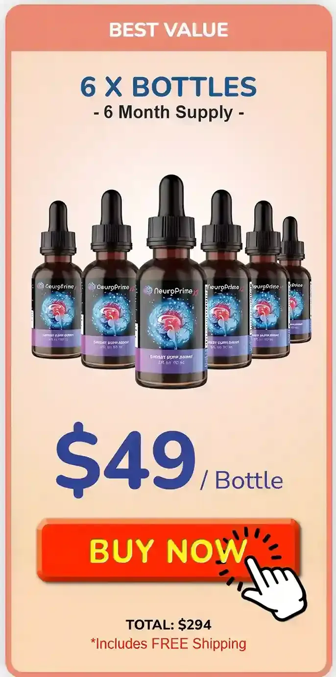 NeuroPrime - 6 Bottles pricing